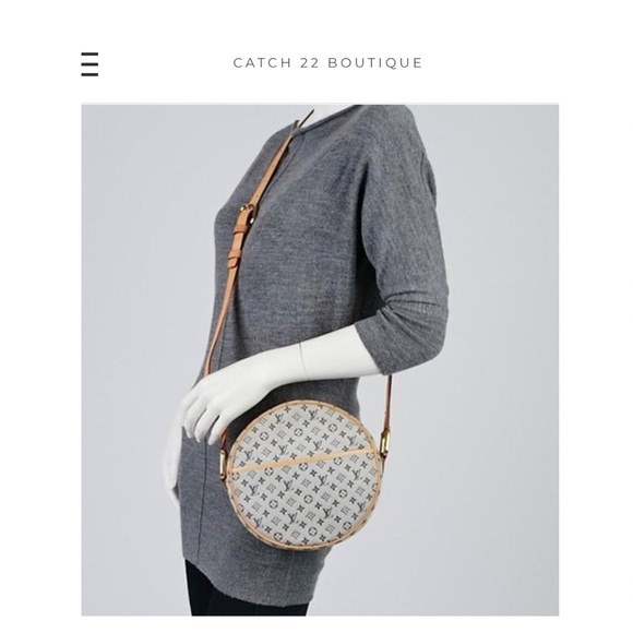 Louis Vuitton Handbags - Louis Vuitton LV Jeanne GM Mini Lin Monogram Round Crossbody Bag